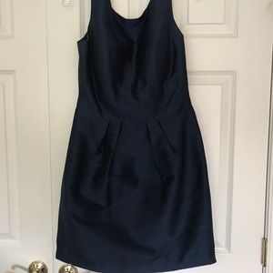 Alfred sung bridesmaid dress in navy blue.